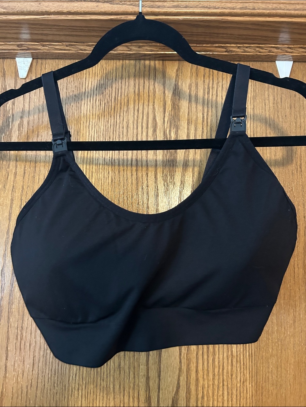JoySpun Nursing Black Sports Bra